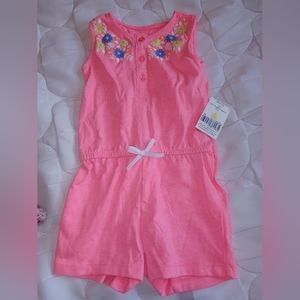 NWT Baby Girl's Kidgets Pink Romper 12m